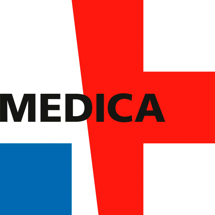Das Logo von MEDICA ist zu sehen.