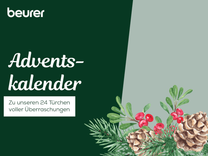 Homepage Teaser "Adventskalender" mit Link auf die Seite