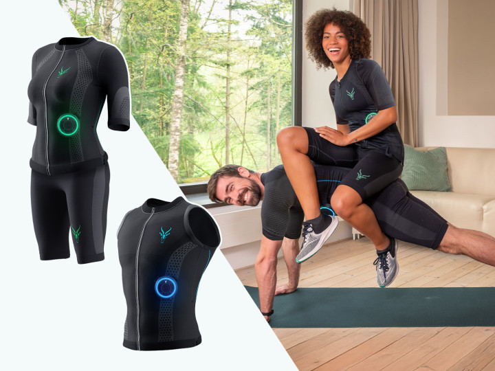 Frau beim Homeworkout