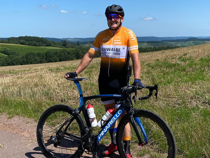 Stefan Feilen is delighted with his cycling successes with the Antelope EMS system.