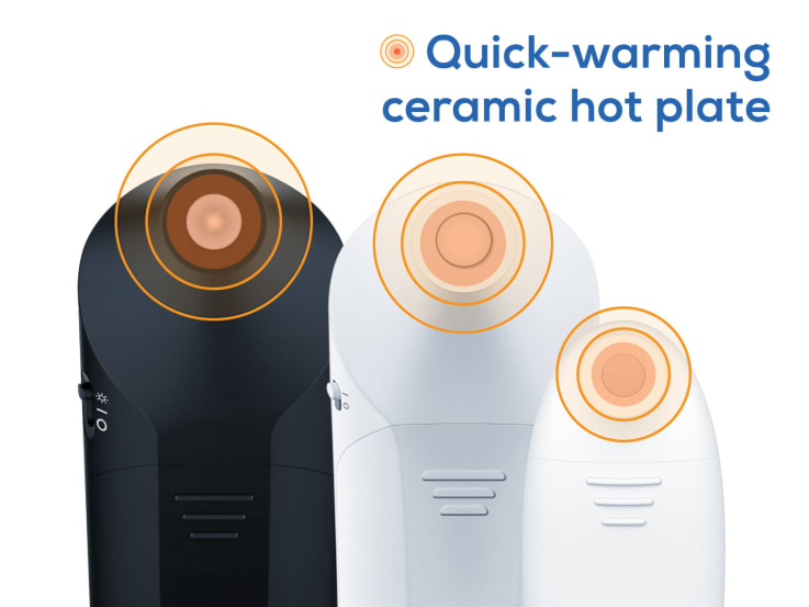 Quick-warming ceramic hot plate