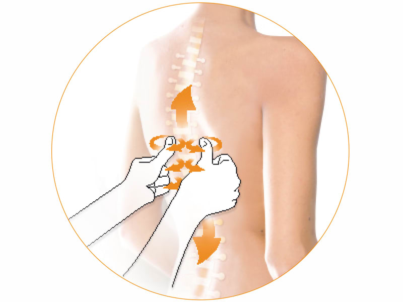Masaż Shiatsu pleców