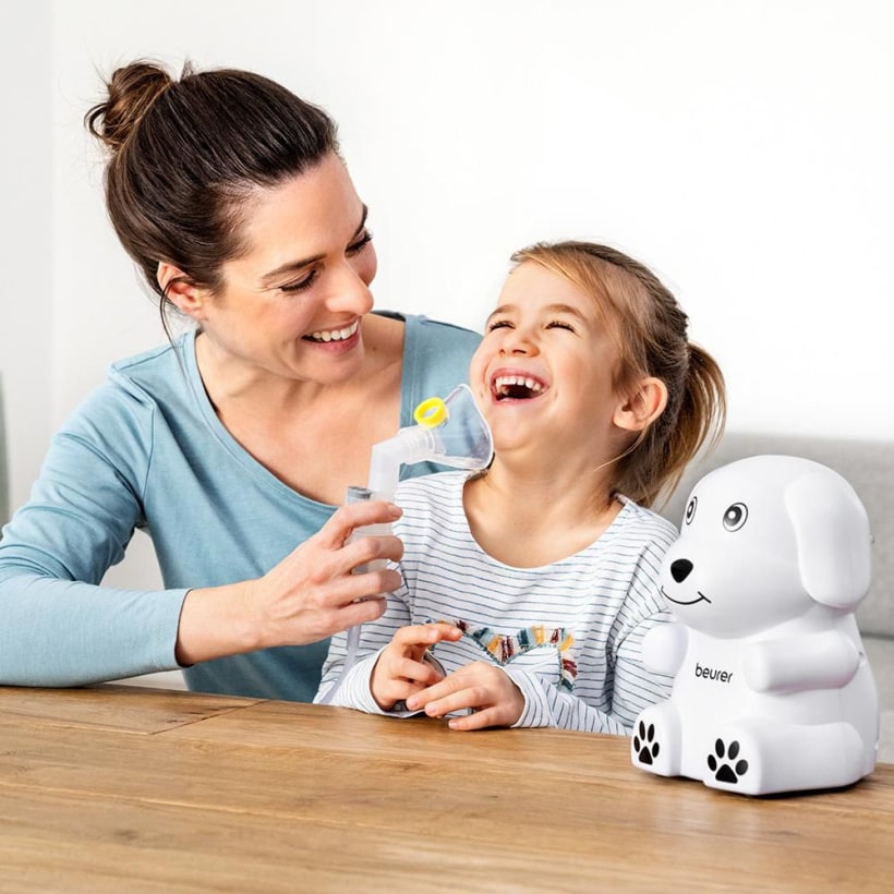IH 24 Kids Inhalator von beurer in Anwendung