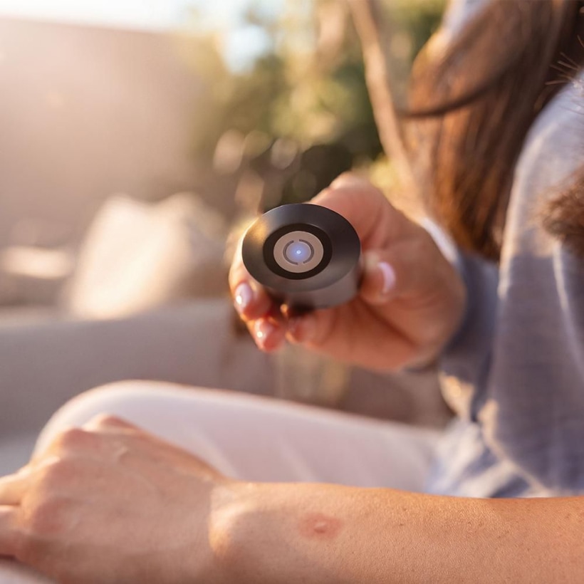 BiteX Max Insectenbeetheler van beurer in gebruik