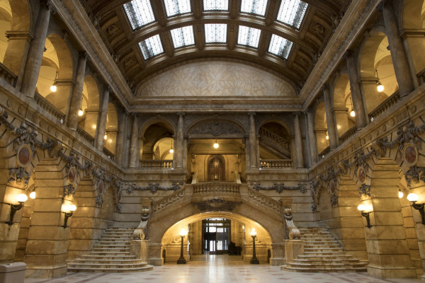 Surrogate's Court, Central Atrium Grand Staircase
