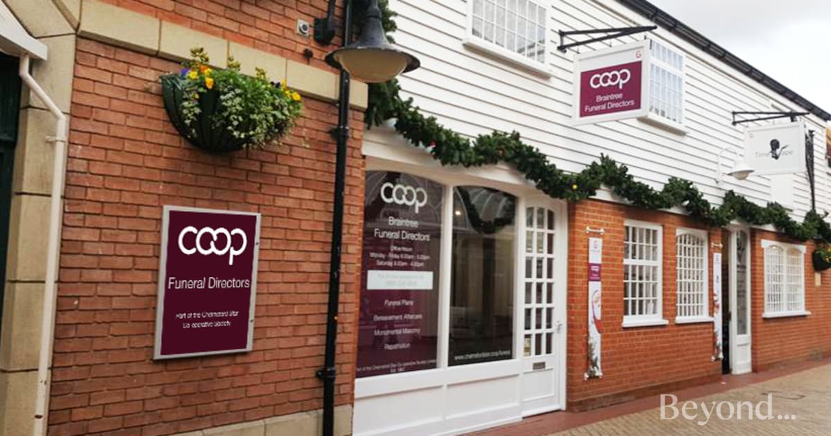 Braintree Coop Funeral Directors Yard Shopping Centre,