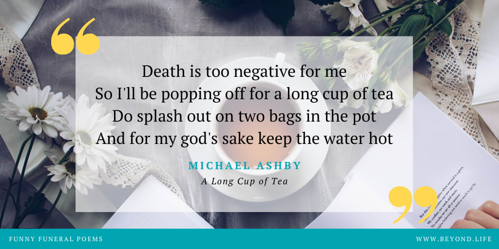 10 Funny Funeral Poems For An Uplifting Service Beyond