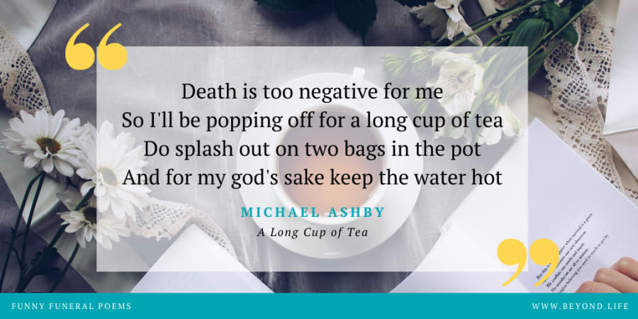 10 Funny Funeral Poems For An Uplifting