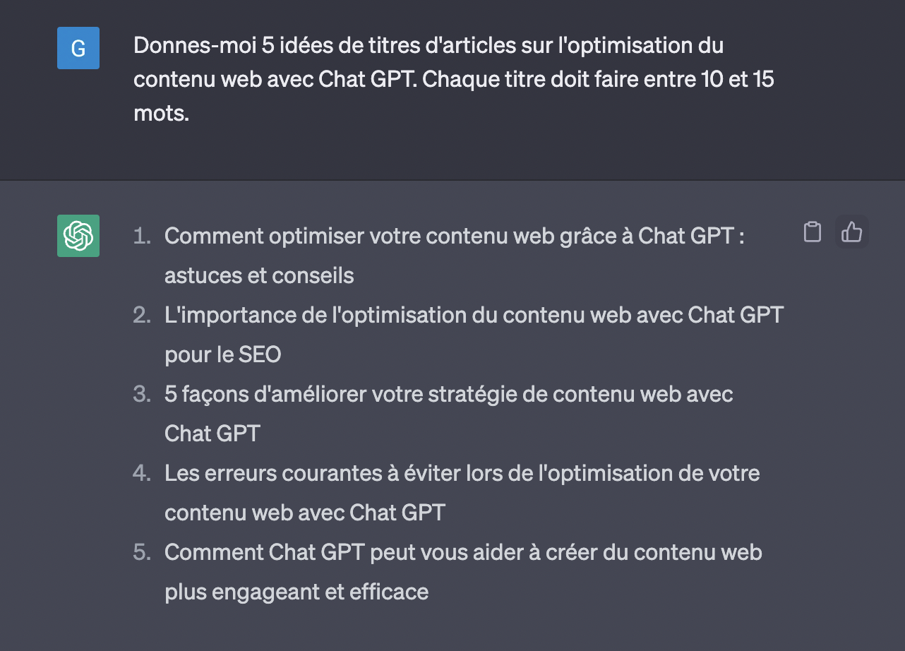Comment ChatGPT peut vous aider à optimiser le contenu de votre site web