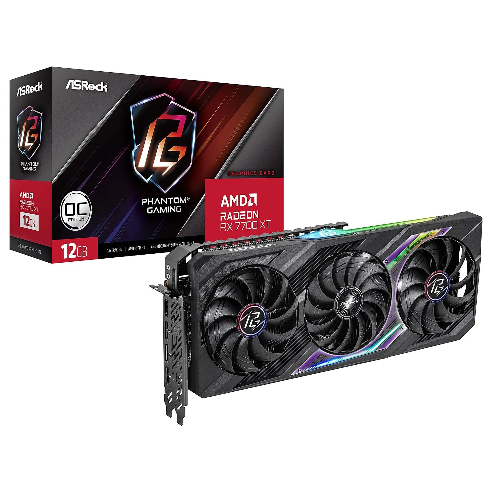 AMD Radeon RX 7700 XT — 12 Go GDDR6
