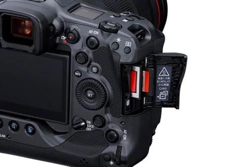Canon EOS R3 — Hybride plein format 24 MP sport empilé — vue 3