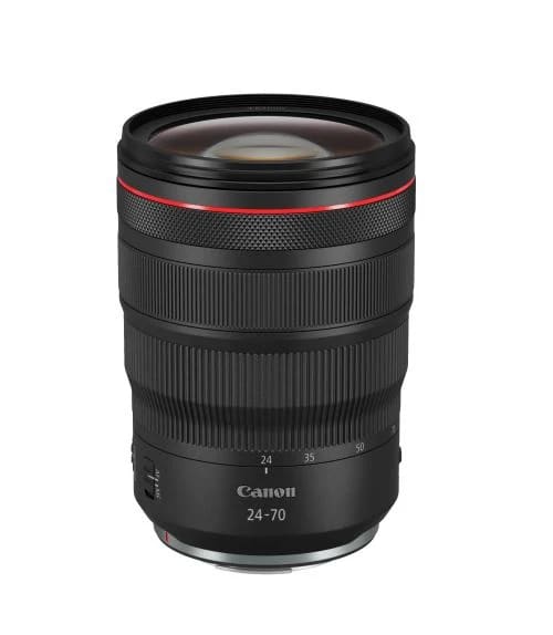 Canon RF 24-70 mm f/2.8 L IS USM — Zoom standard pro série L — vue 3