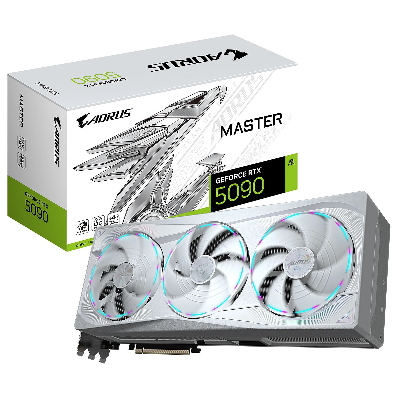 Gigabyte AORUS GeForce RTX 5090 Master ICE — 32 Go GDDR7