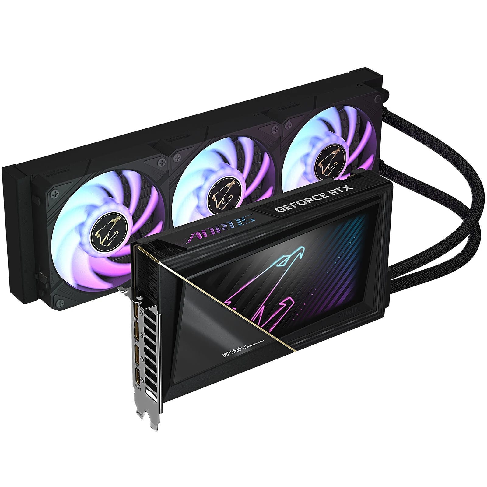 Gigabyte AORUS RTX 5090 XTREME WATERFORCE — 32 Go GDDR7 — vue 2