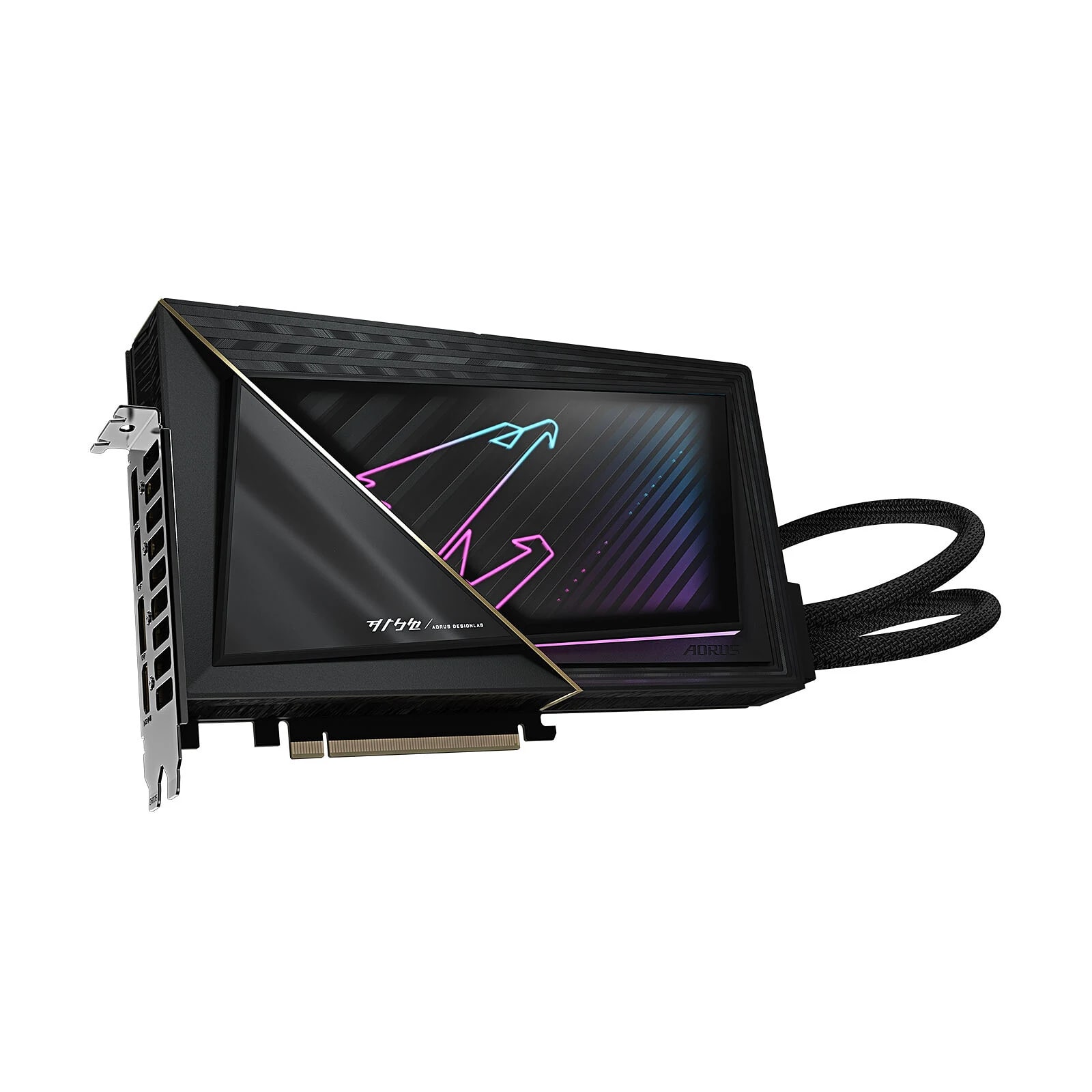 Gigabyte AORUS RTX 5090 XTREME WATERFORCE — 32 Go GDDR7 — vue 3