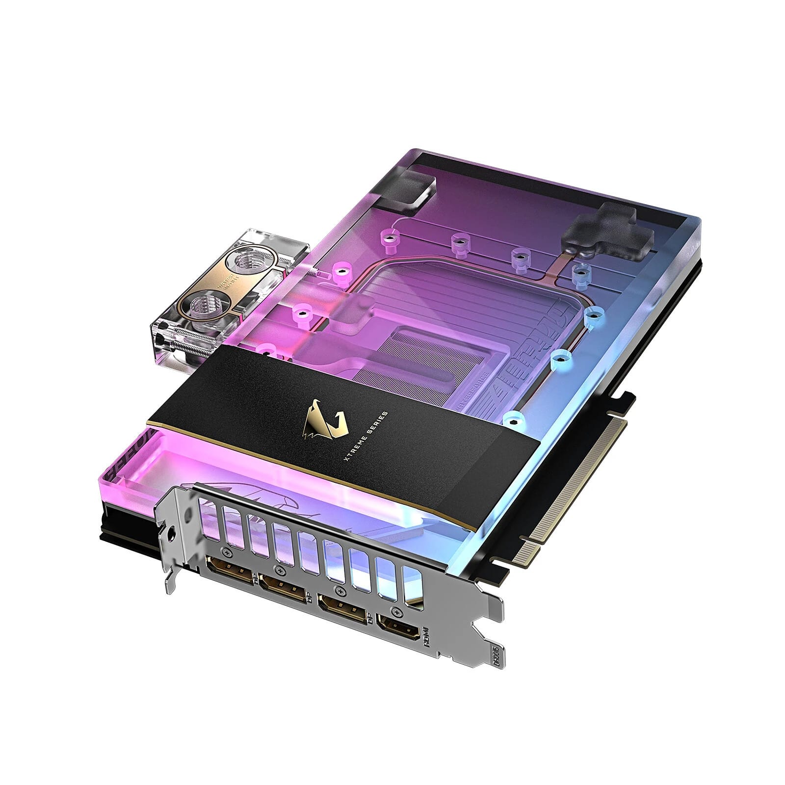 Gigabyte AORUS RTX 5090 XTREME WATERFORCE WB — 32 Go GDDR7 — vue 2