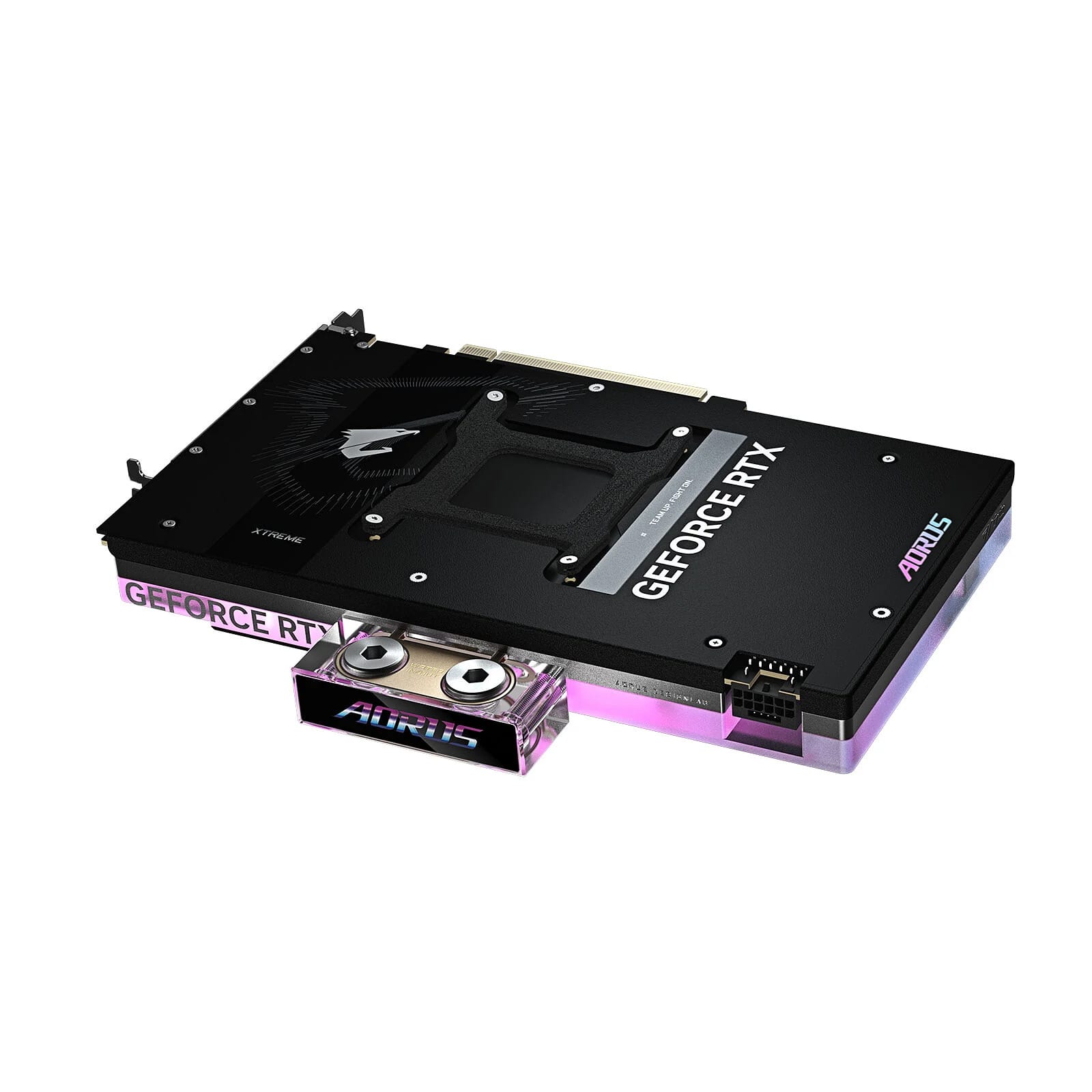 Gigabyte AORUS RTX 5090 XTREME WATERFORCE WB — 32 Go GDDR7 — vue 4