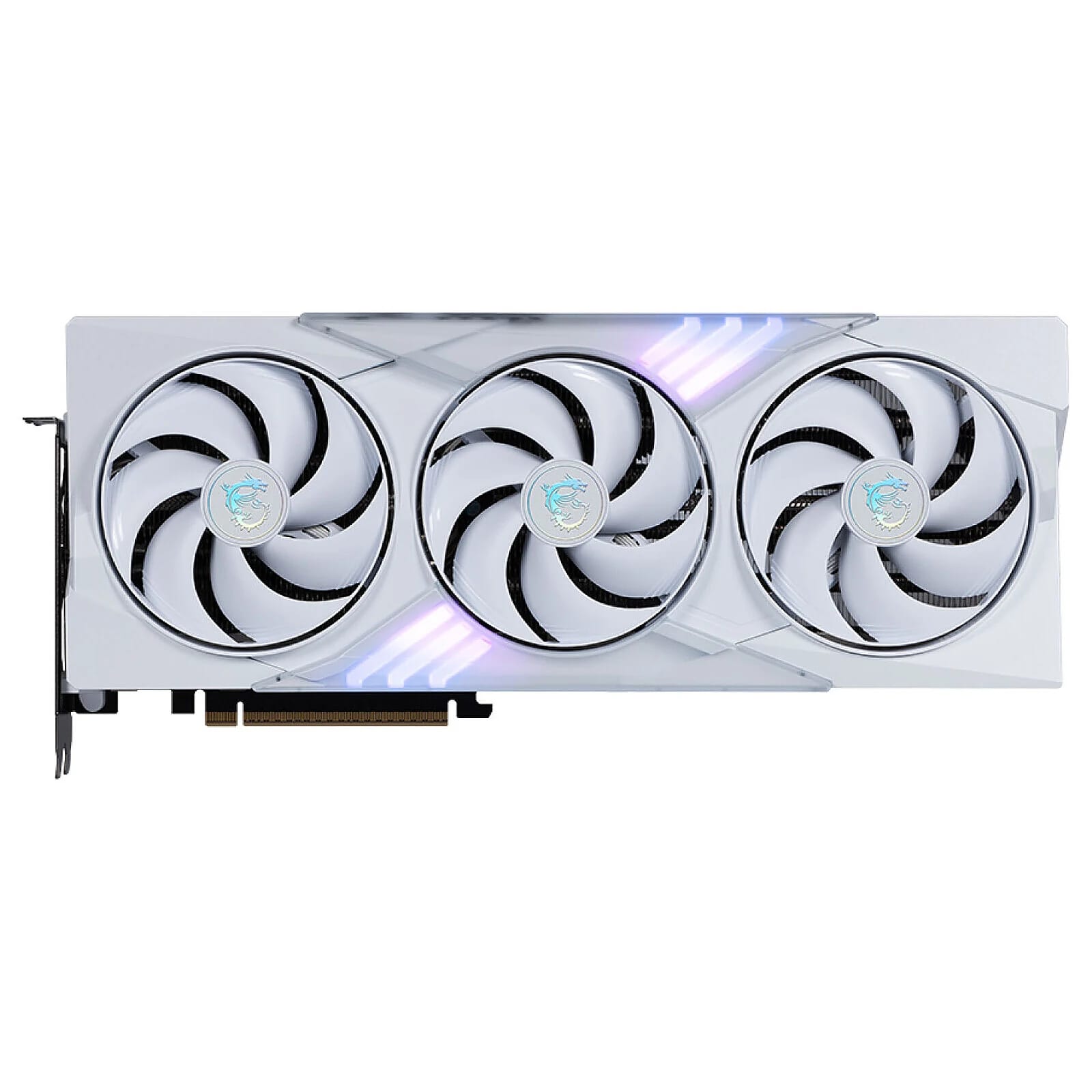 MSI GeForce RTX 5080 Gaming Trio OC WHITE — 16 Go GDDR7 — vue 2