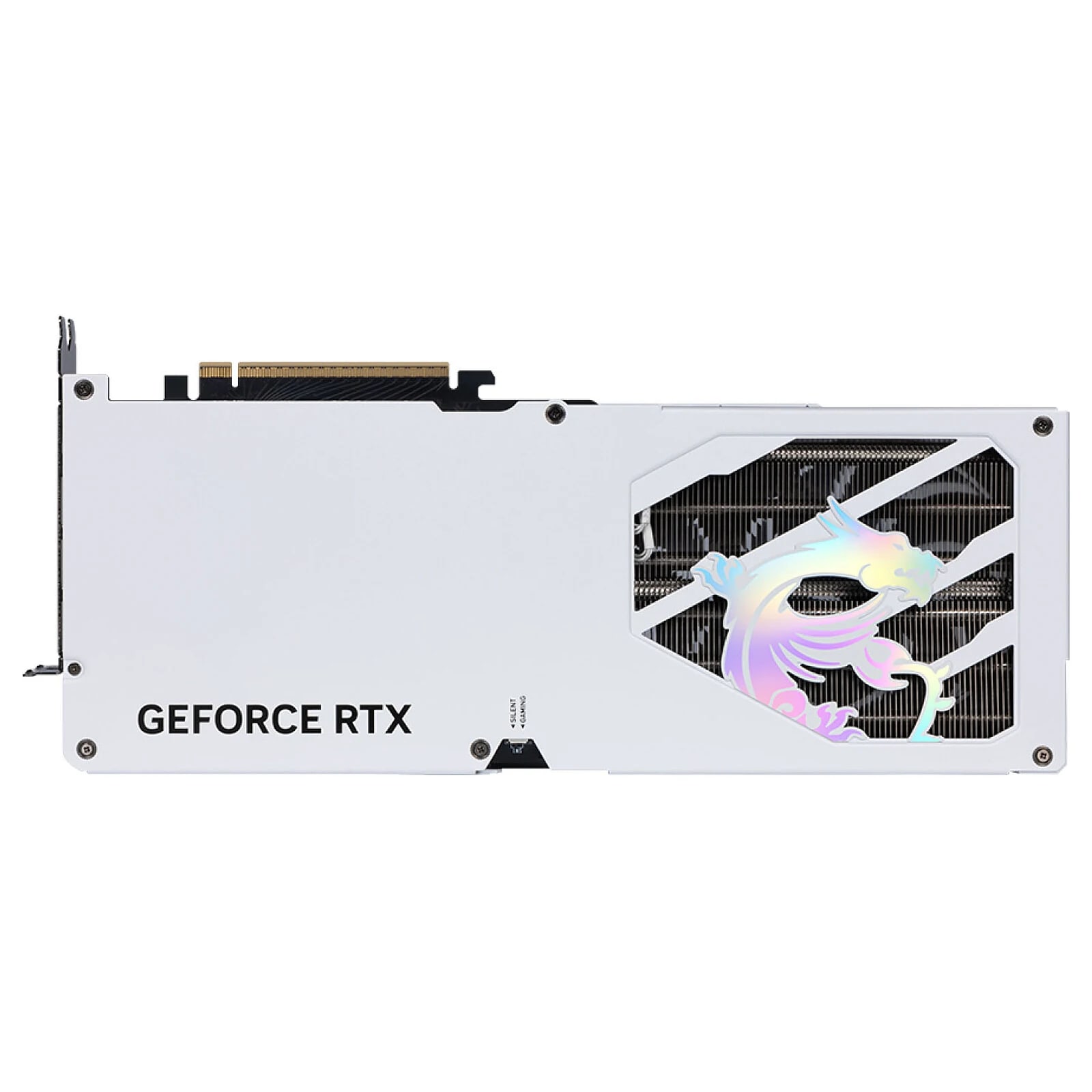 MSI GeForce RTX 5080 Gaming Trio OC WHITE — 16 Go GDDR7 — vue 4