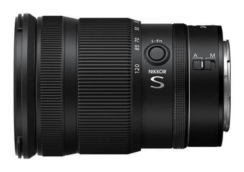 Nikkor Z 24-120 mm f/4 S — Zoom polyvalent voyage — vue 3