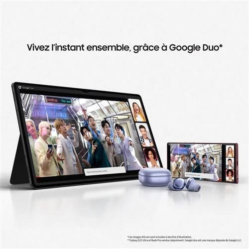 Samsung Galaxy Tab S8 128 Go Wi-Fi — vue 4