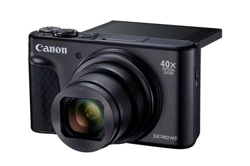 Canon PowerShot SX740 HS Lite Edition — Compact superzoom 20,3 MP 40× Vidéo 4K — vue 3