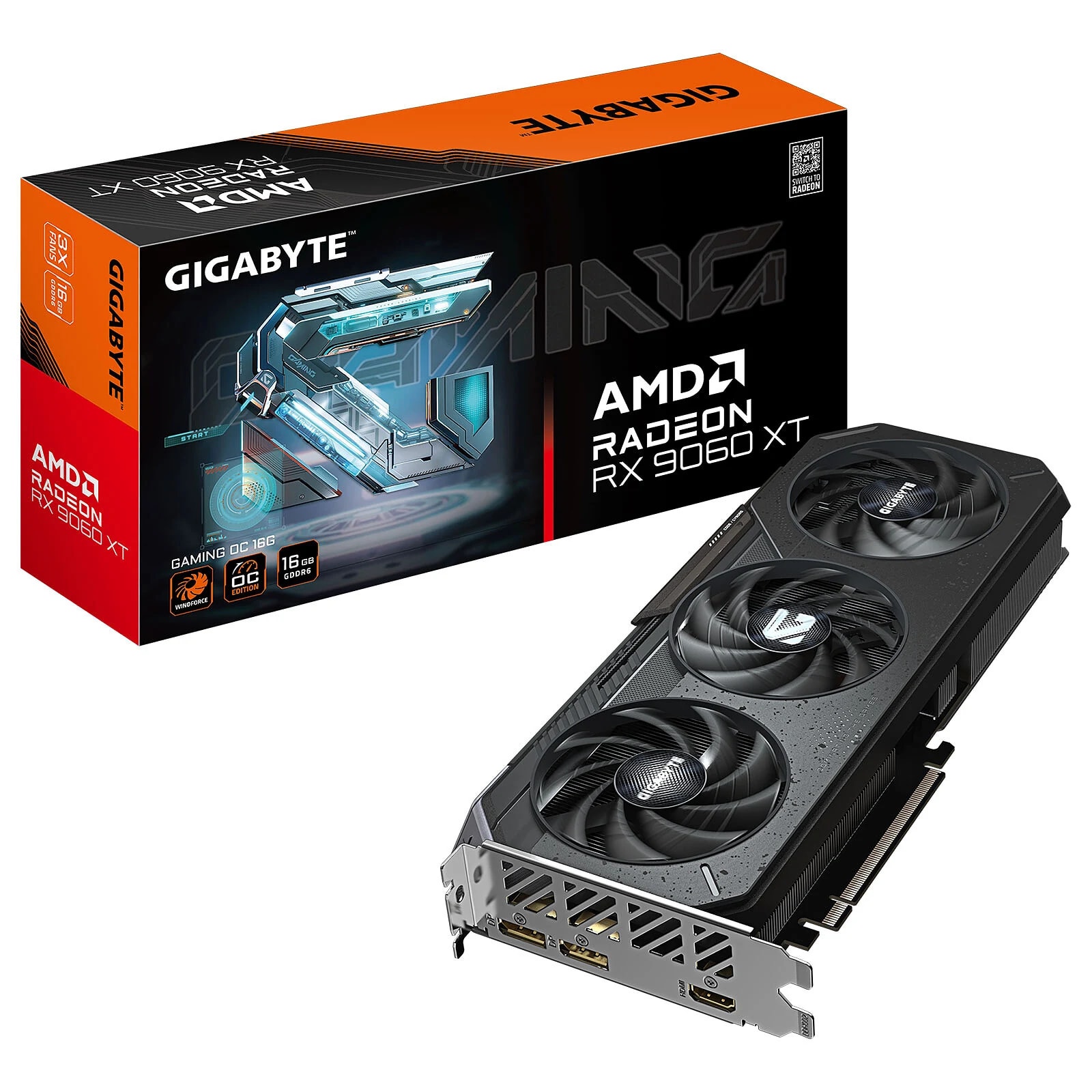 AMD Radeon RX 9060 XT — 16 Go GDDR6