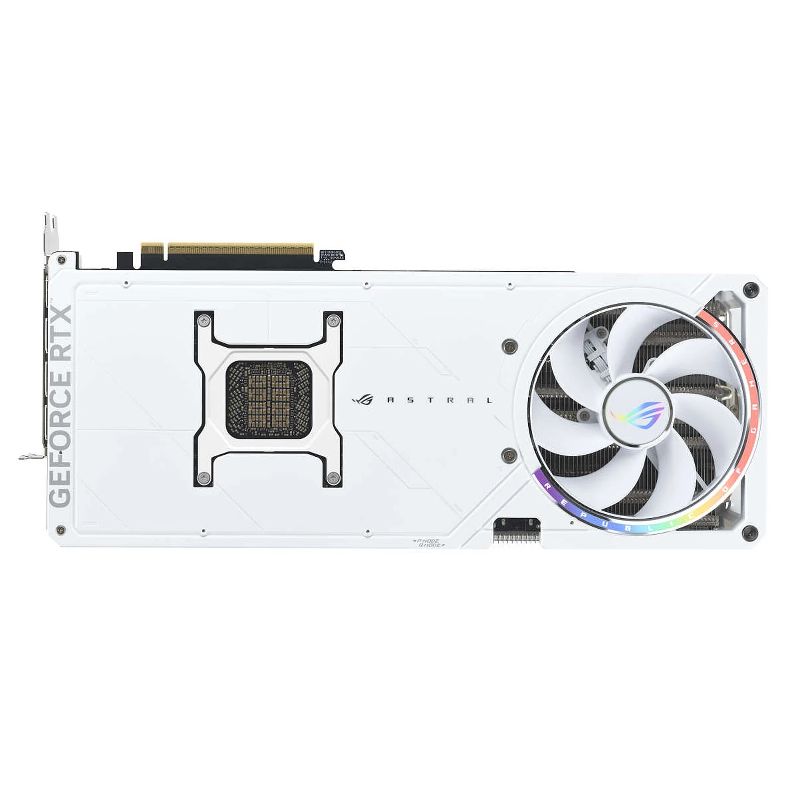 ASUS ROG Astral GeForce RTX 5090 WHITE OC — 32 Go GDDR7 — vue 4