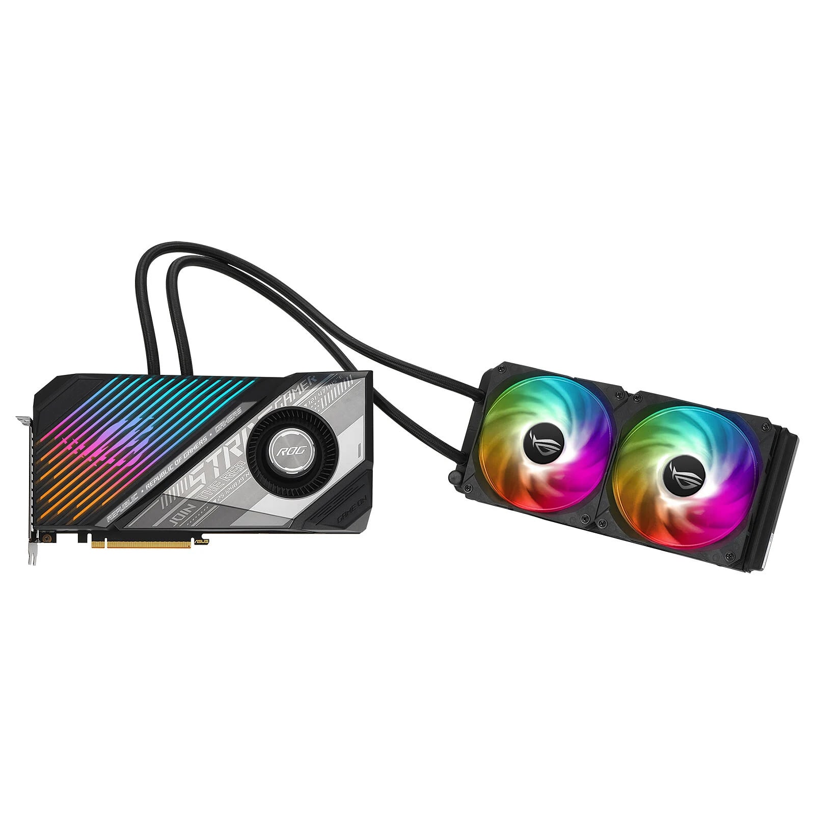ASUS ROG Strix RX 6800 XT OC — 16 Go — vue 3