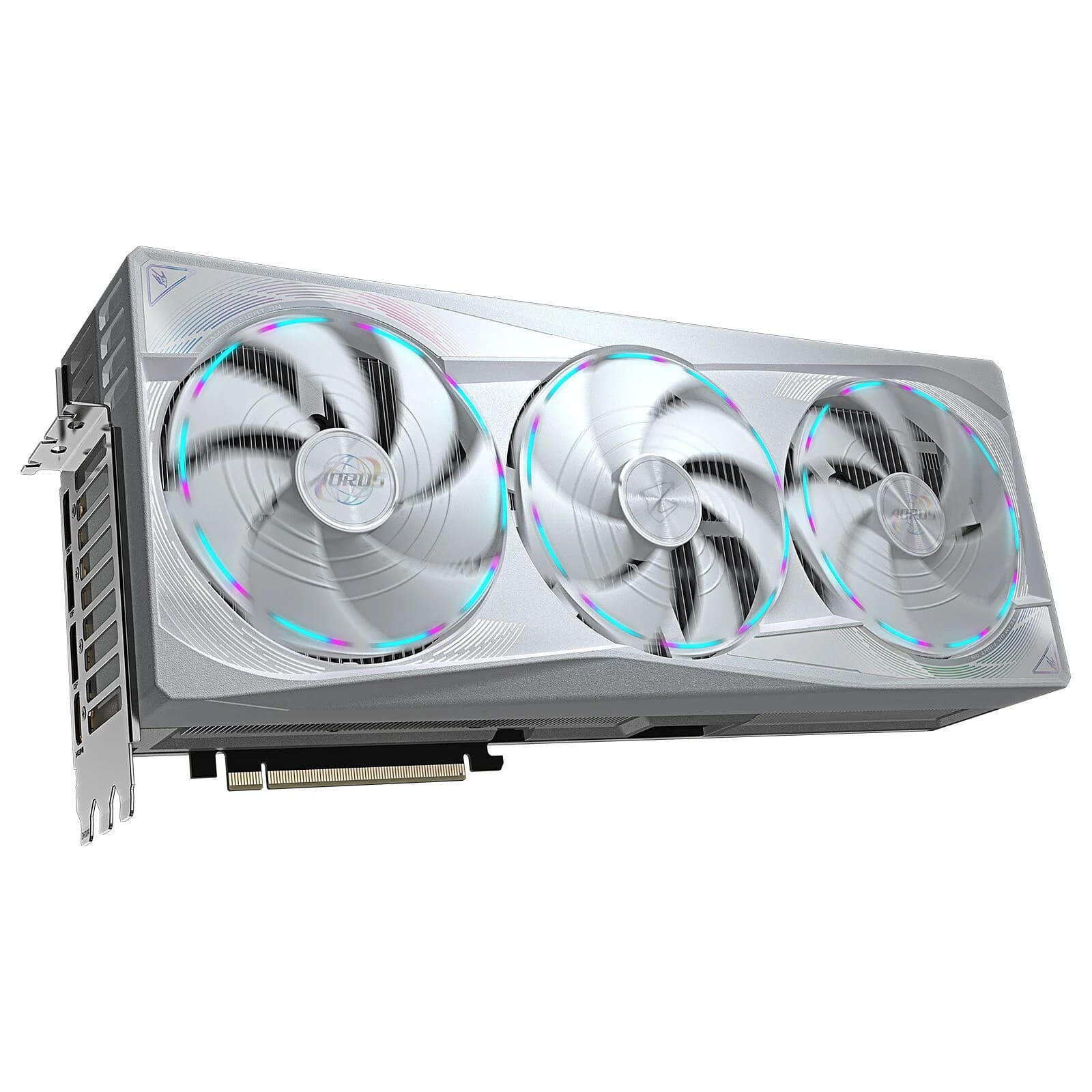 Gigabyte AORUS GeForce RTX 5090 Master ICE — 32 Go GDDR7 — vue 3