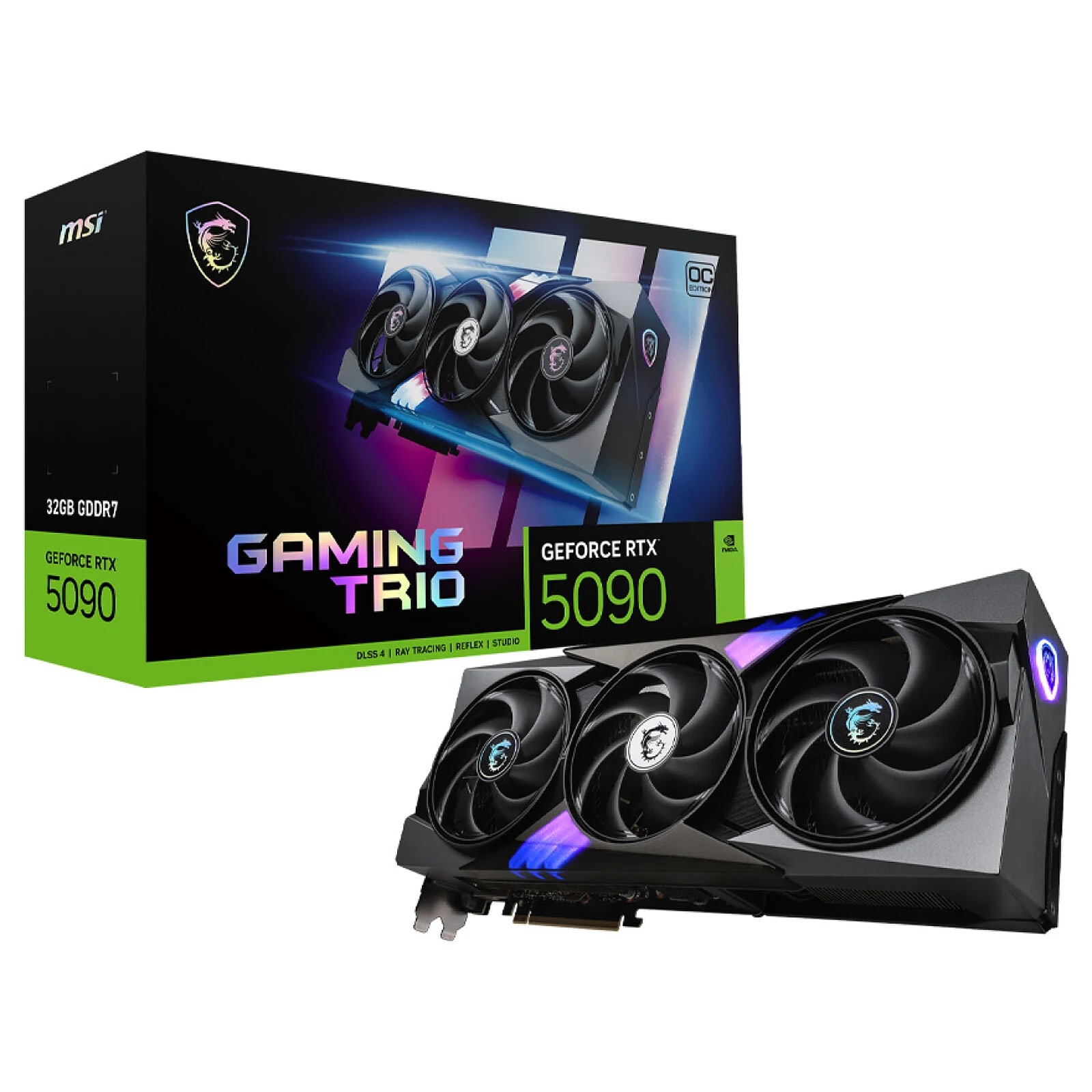 MSI GeForce RTX 5090 Gaming Trio OC — 32 Go GDDR7