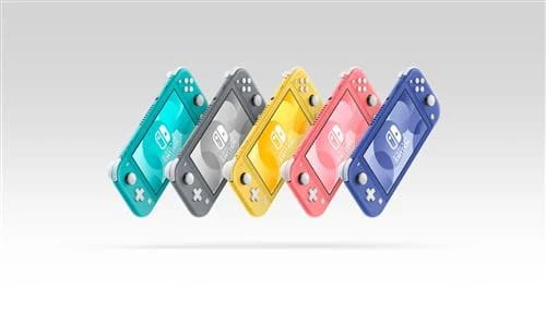 Nintendo Switch Lite — Turquoise — vue 3