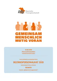 Bezirkspersonalrat Süd Beamte