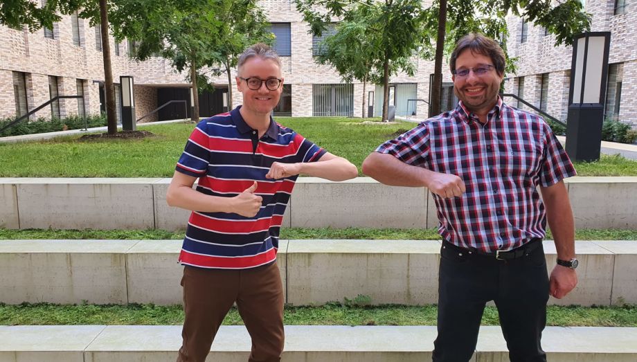 Im Foto von Links: Günther Dendörfer und Sven Eschenbacher