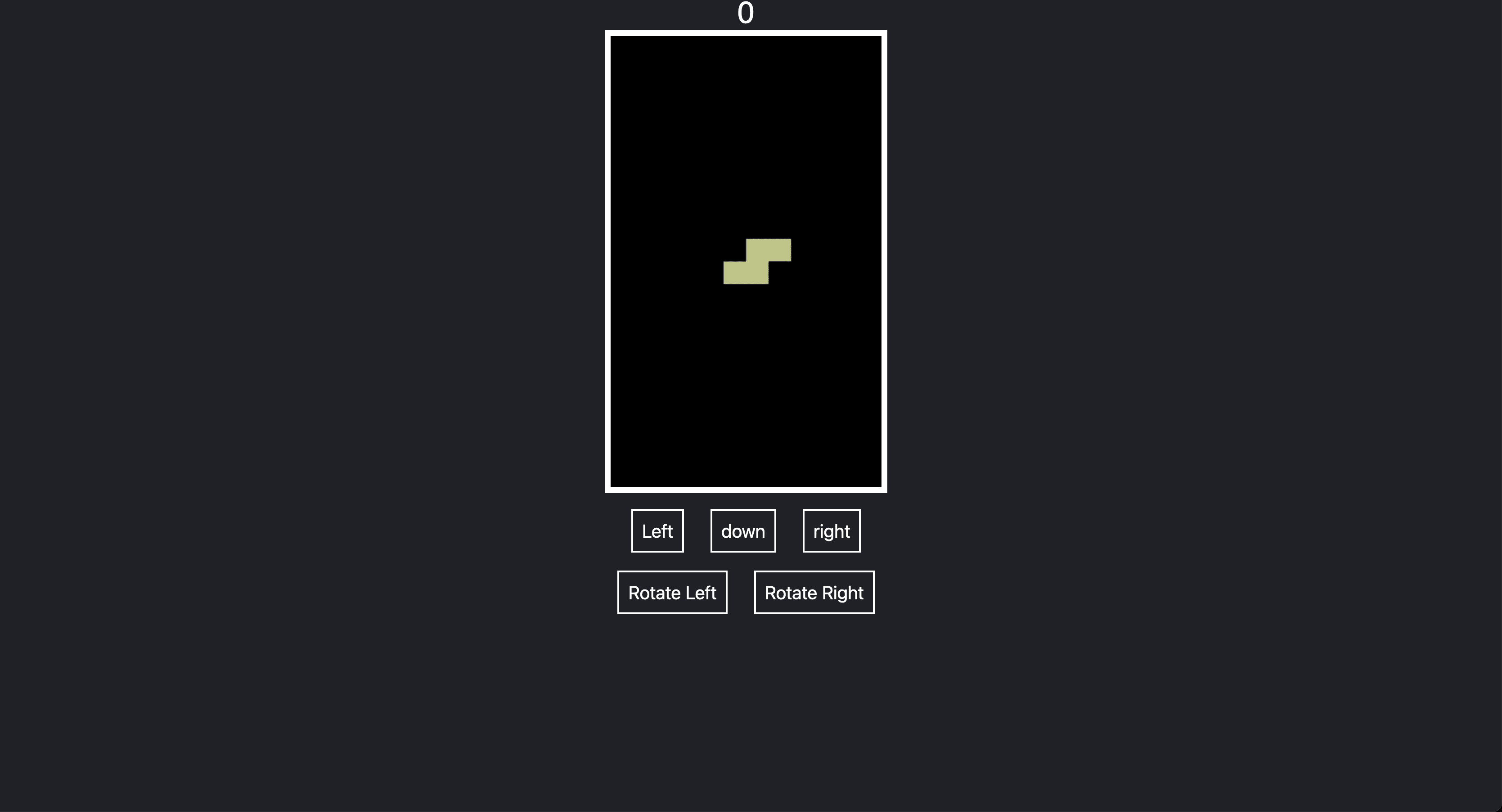 tetris game