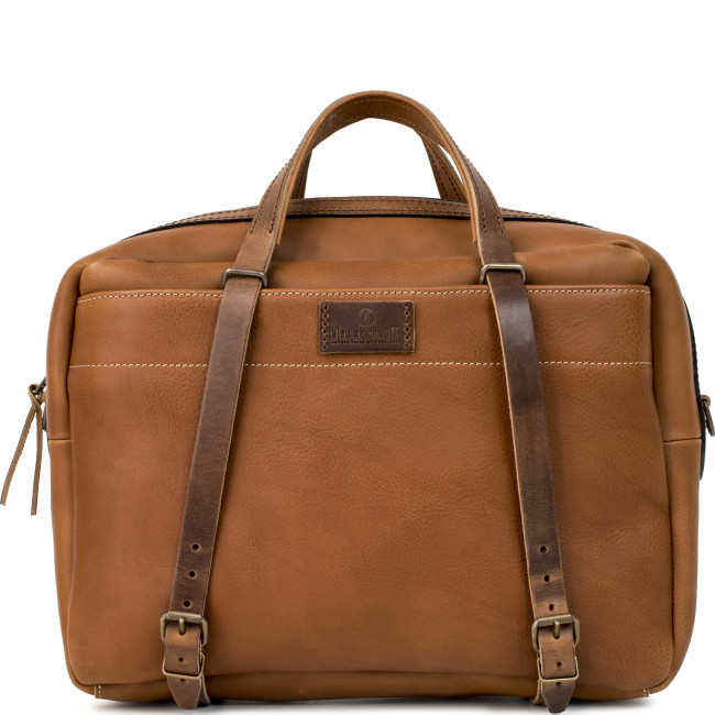 BRANCO leather business bag | Bleu de Chauffe — Calame Palma