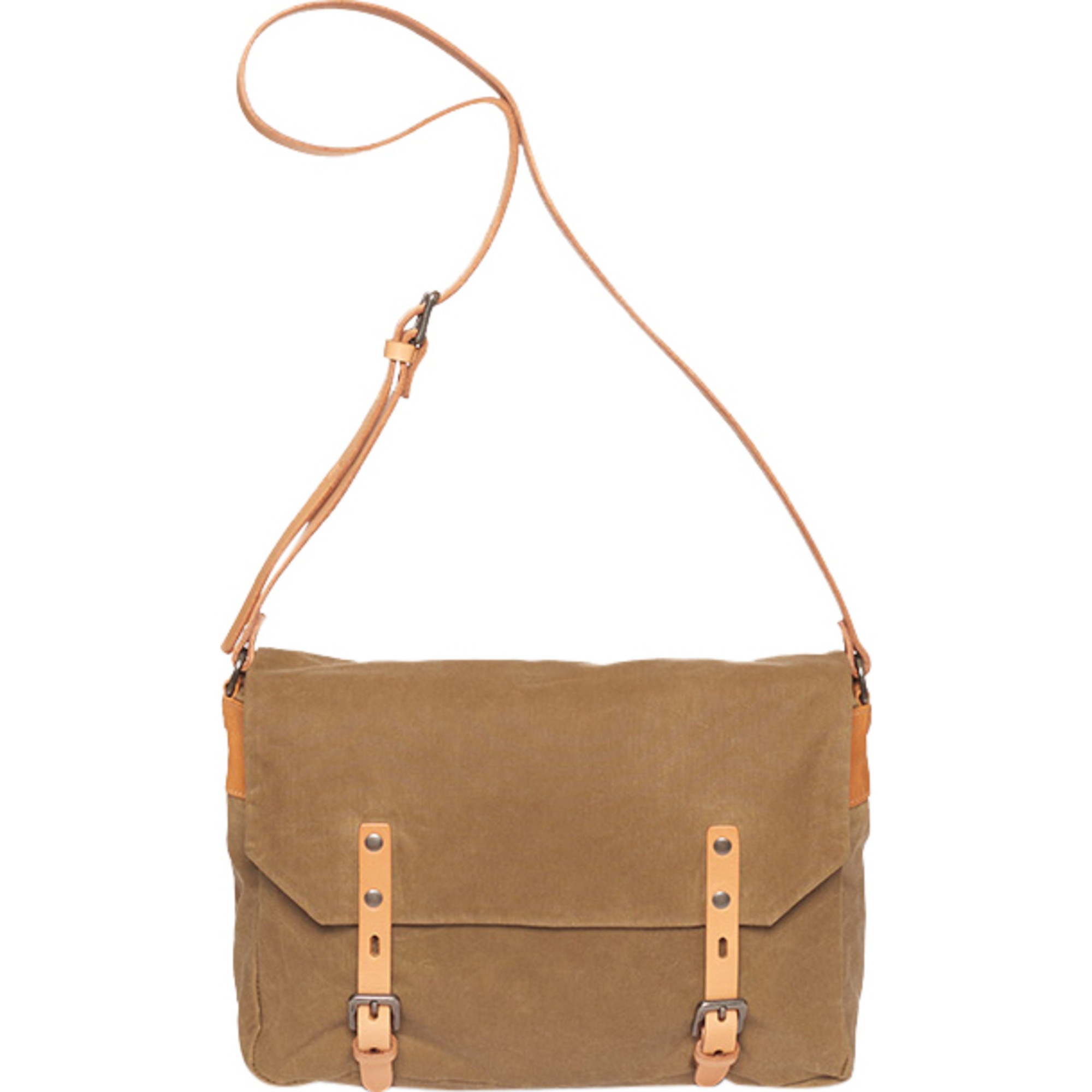 Jez Waxed Cotton Satchel by Ally Capellino Houden Bags