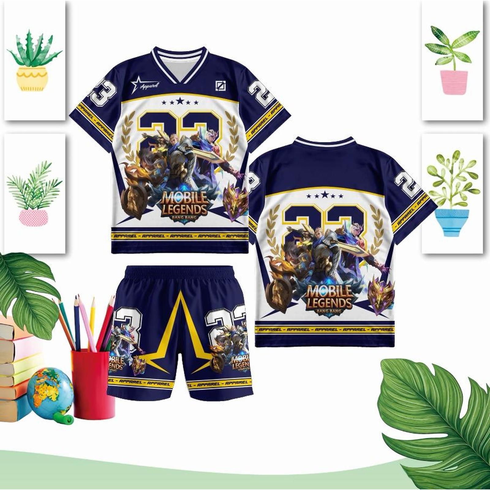 STELAN ANAK SETELAN BAHAN JERSEY V NECK KARAKTER LUFFY ROBLOX UK M-XXL BOBOY Bahan Lembut Halus Adem Nyaman Cocok untuk Anak Printing Fullprint Gambar Awet Jahitan Rapi dan Kuat - M LEGEND, M