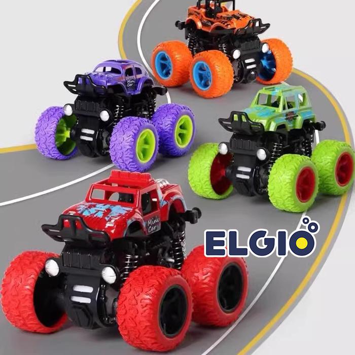 Mainan Mobil Monster Zap Off Road Mainan Mobil Inersia Bigfoo - OFF ROAD HIJAU