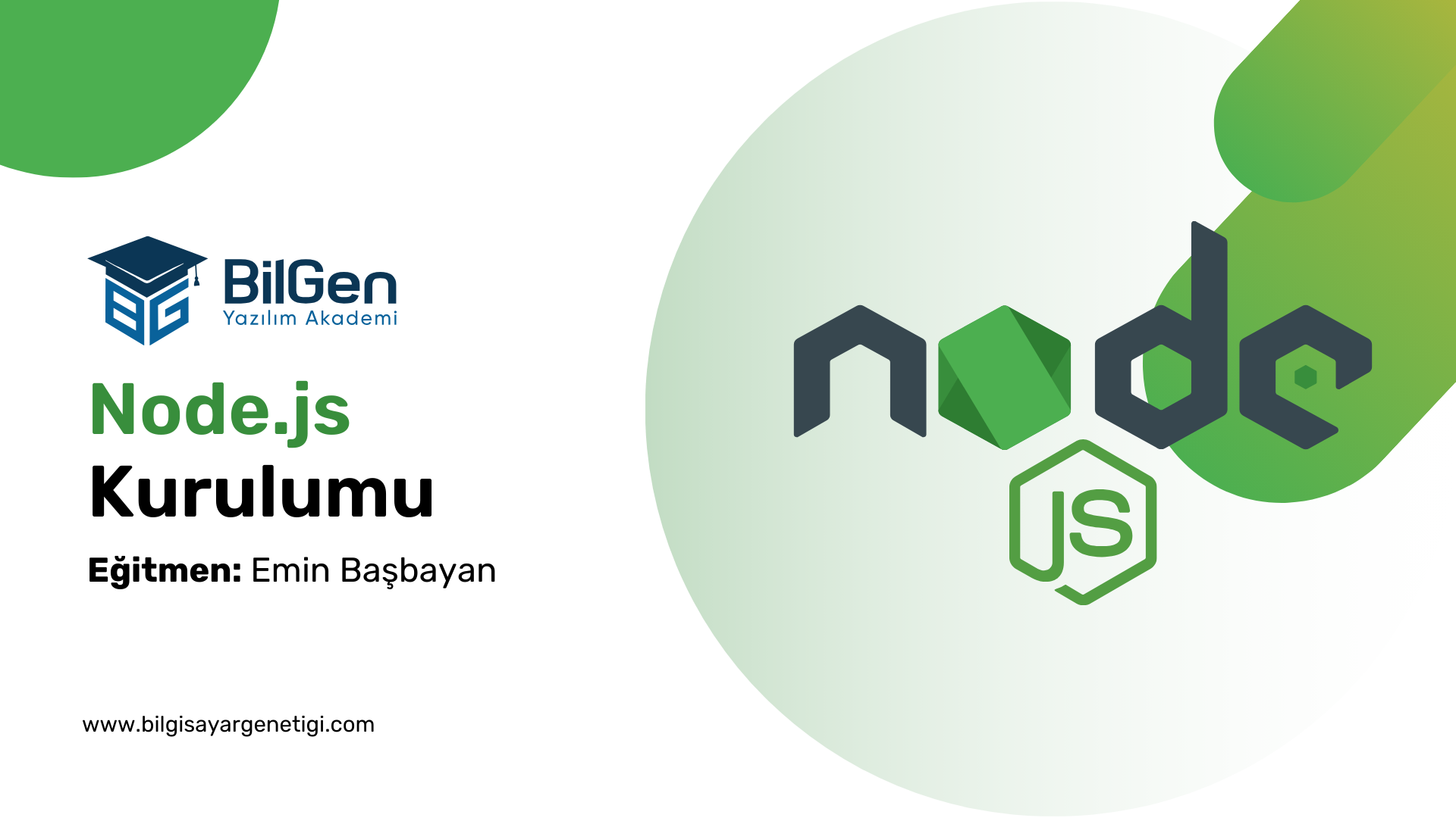 Node.js Kurulumu