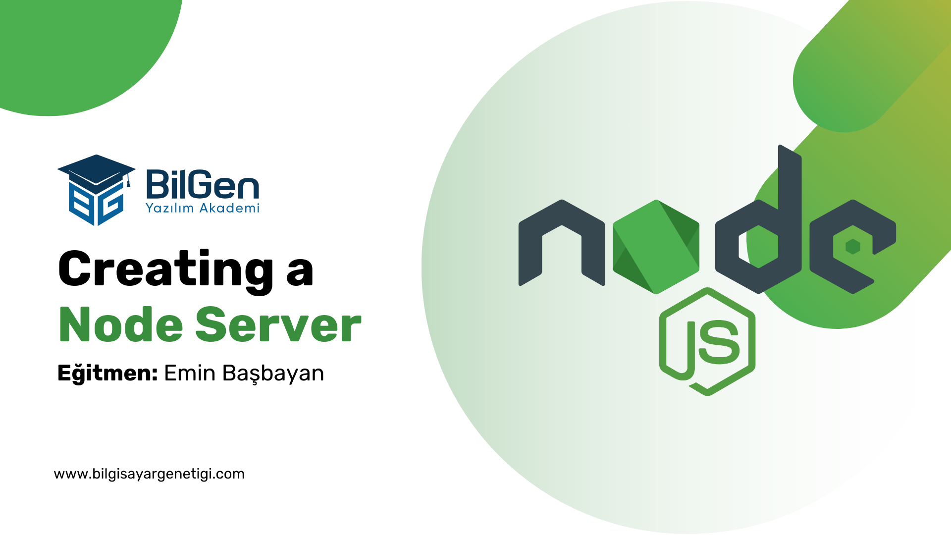 Node Sunucusu Oluşturma