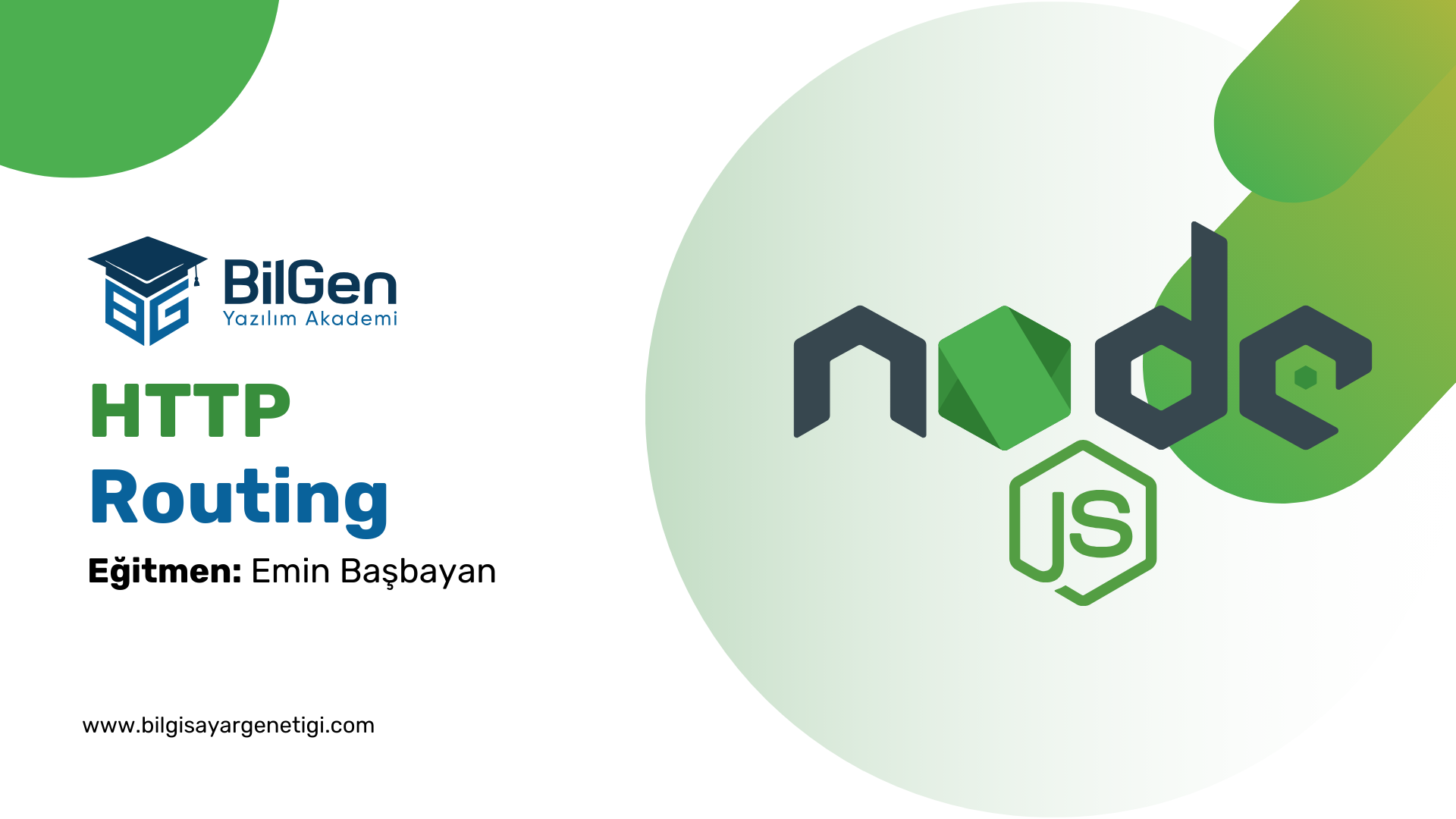 Node.js HTTP Yönlendirme (Routing)