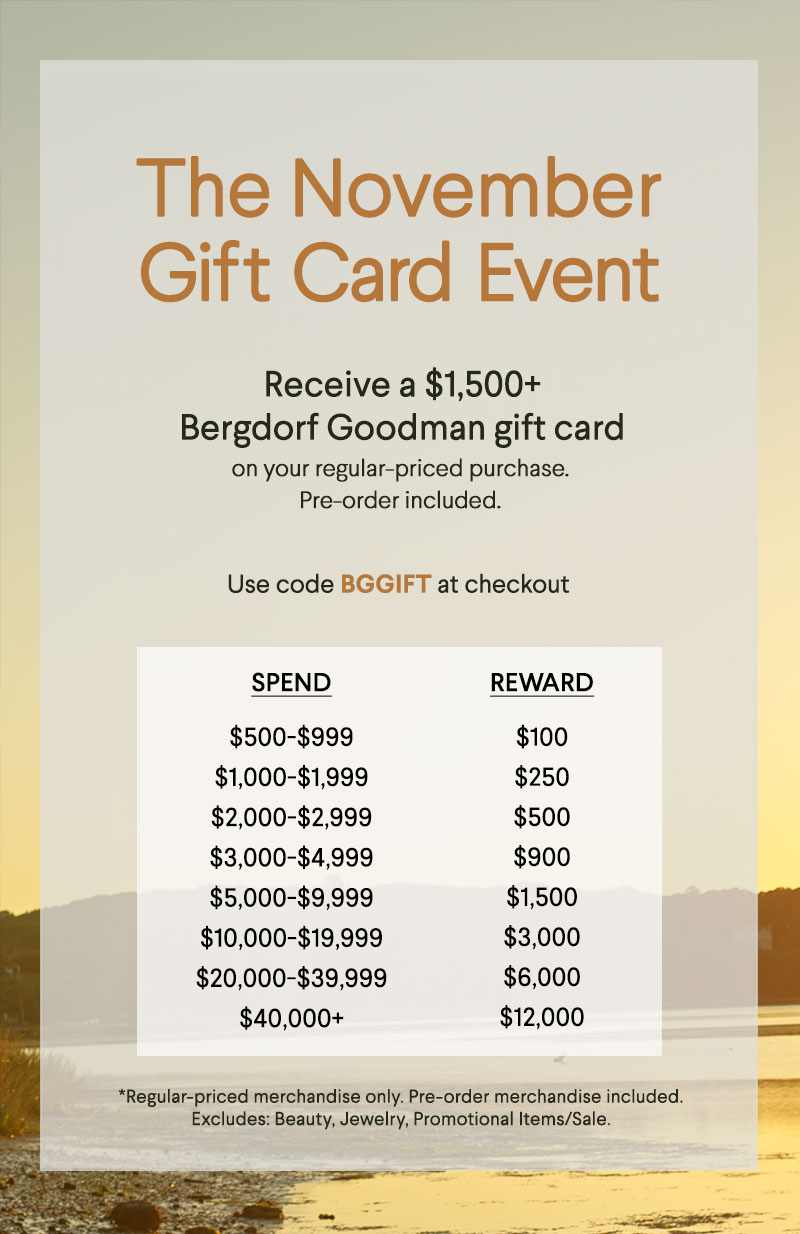 Bergdorf Goodman Gift Card Balance Check