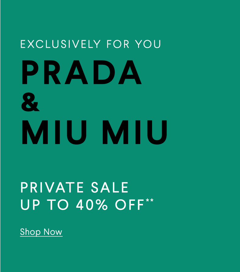 Prada online private sale