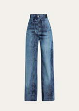 Loewe - Pixelated Baggy Jeans