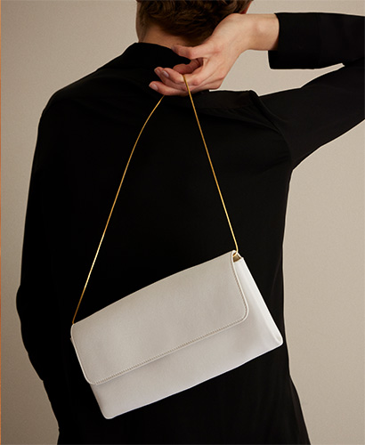 The Row - Aurora Shoulder Bag in Leather