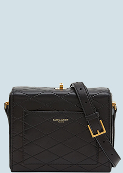 Saint Laurent - Mini Square Quilted Leather Shoulder Bag