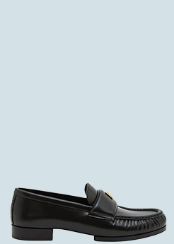 Givenchy - Lambskin Leather Logo Loafers