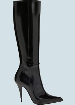 Saint Laurent - Jones Patent Stiletto Knee Boots
