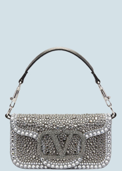 Valentino Garavani - Loco Small Rhinestone Shoulder Bag